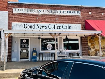 Good News Coffee Cafe (in the old Heavener Ledger building)