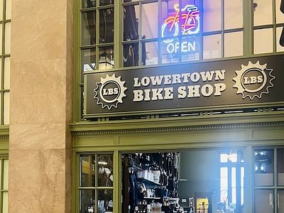 Lowertown Bike Shop Coffee Station