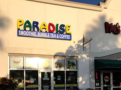 Paradise Smoothie Bubble Tea Coffee